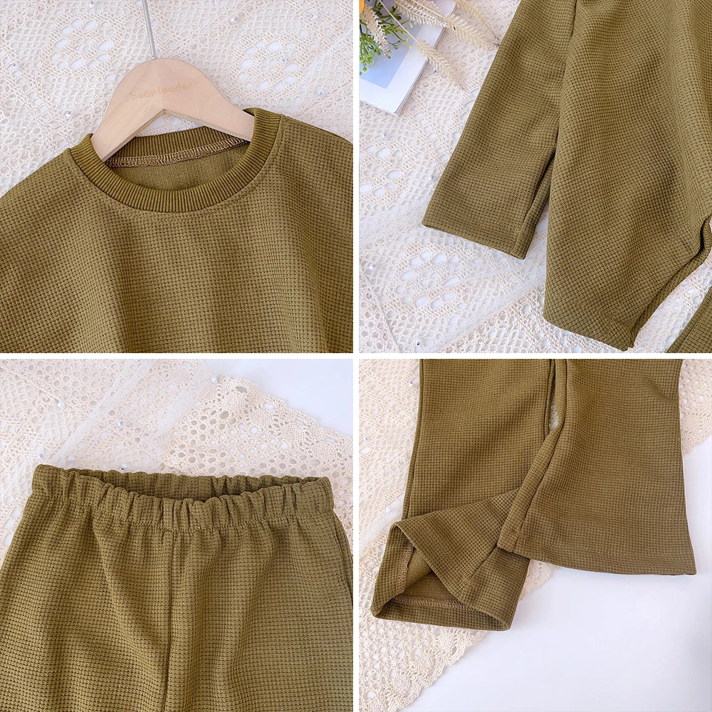 Aurevo – Set aus Cape-Oberteil und ausgestellter Hose für Mädchen