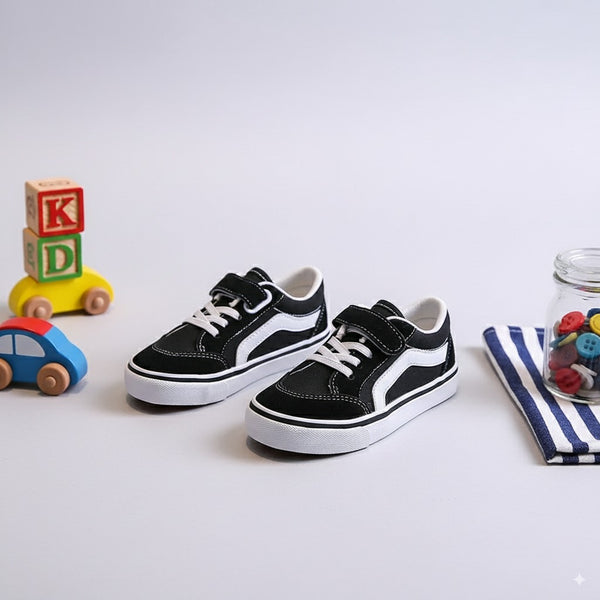 Zafari - Kinder-Canvas-Board-Schuhe, Low-Cut-Sneakers für Jungen und Mädchen