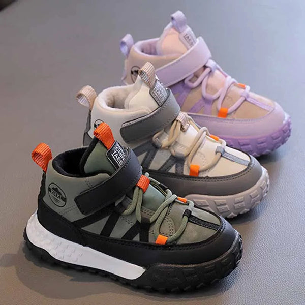 Furino - Kinder Sneakers mit Kaschmirfutter, Herbst/Winter Laufschuhe