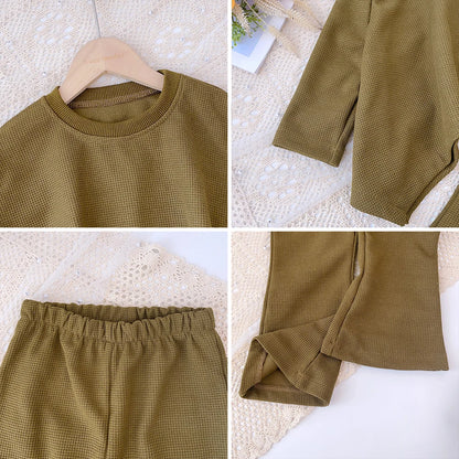 Aurevo – Set aus Cape-Oberteil und ausgestellter Hose für Mädchen